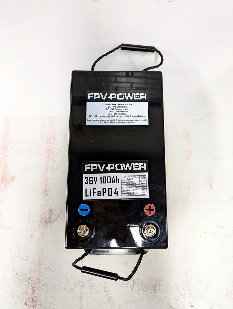 FPV Power LiFePO4 36V 100Ah Battery - 10399