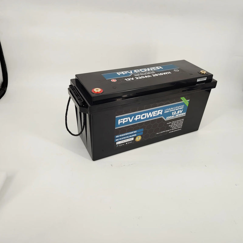 FPV Power LiFePO4 Smart Series 12V 220Ah BT Battery - 10930