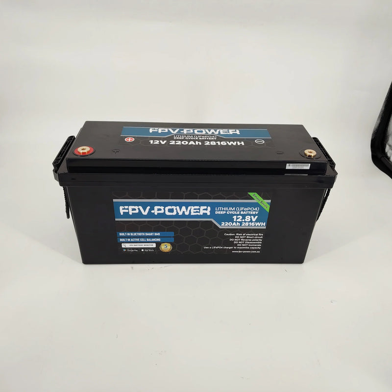 FPV Power LiFePO4 Smart Series 12V 220Ah BT Battery - 10930