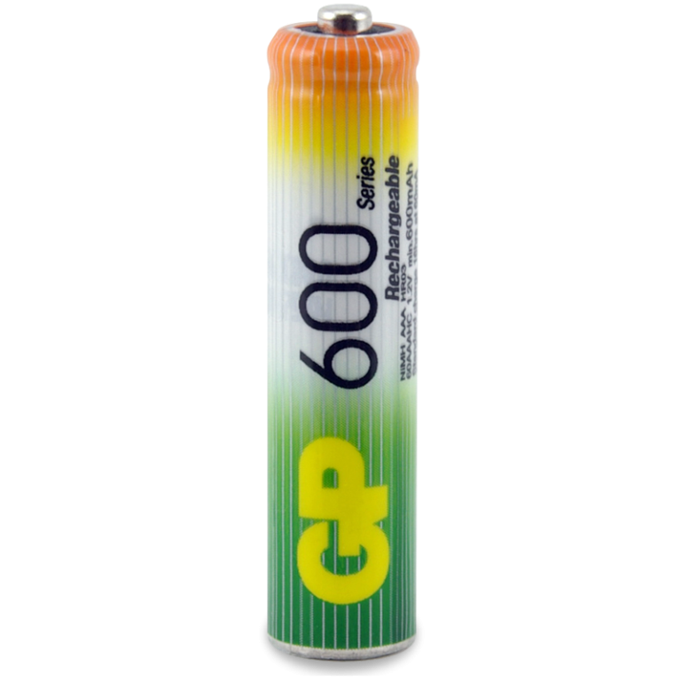 GP 1.2V 600mAh NiMH AAA Battery