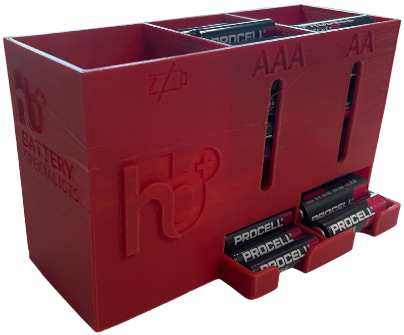 Battery Dispenser AA & AAA Battery Box With Recycling Bay