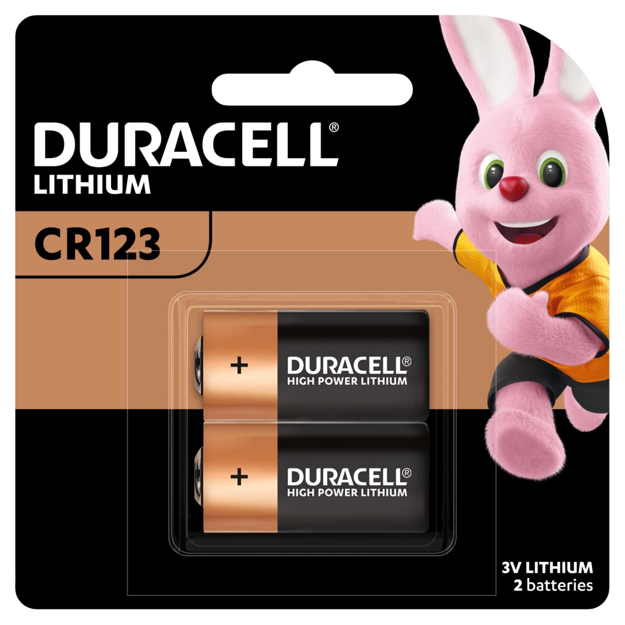 Duracell CR123A Battery 2 Pack Save Money with Long lasting Power