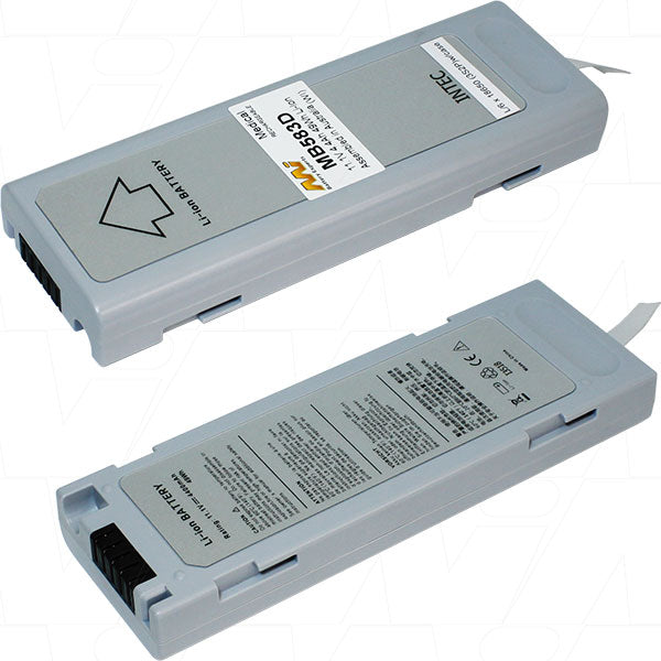 Medical Battery suitable for Mindray Lithium Ion (LiIon) 11.1V 4.4Ah MB583D