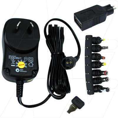 Power Supply 100-240VAC to 3, 3-12V MP3312