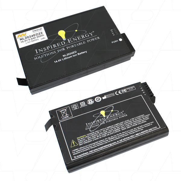 Smart Medical Battery suitable for Lithium Ion (LiIon) 14.4V 6.6Ah NL2024ED22