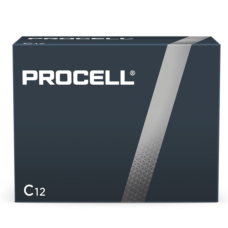 Duracell Procell Industrial C size 1.5V PC1400 Bulk Box of 12 - Battery Specialists
