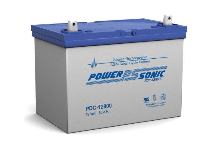 Power-Sonic PS12800 12V 80Ah Deep Cycle Battery