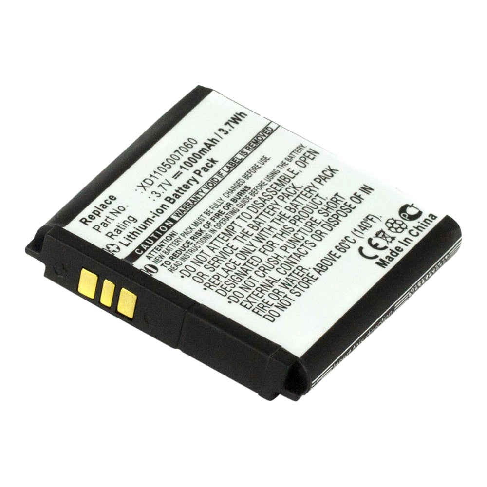 Batteria Compatibile Per Doro PhoneEasy 615gsm: Li-ion 3.7V 1000mAh, Ricambio XD1105007060 - 4