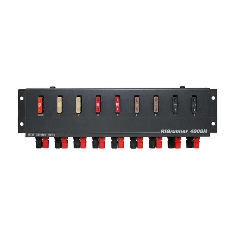 8 Outlet Mountable 12VDC Power Distribution Panel up to 40A capable