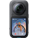 Insta360 X6 8K 360 Action Camera Standard Bundle - Midnight Black