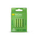 GP ReCyko 1.2V 950mAh NiMH AAA Battery - Card of 4