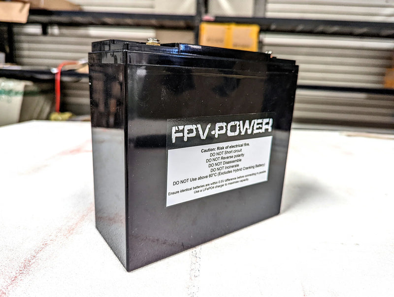 FPV Power LiFePo4 12V 25AH Battery - 10395