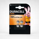 Duracell Security LR44 1.5V Alkaline Button Battery 4 Pack