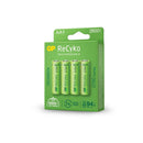 GP ReCyko 1.2V 2600mAh NiMH AA Battery - Card of 4