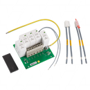 
Fronius DC SPD Type1+2 Gen24 OVP including a green circuit board, white connectors, and probes on a white background