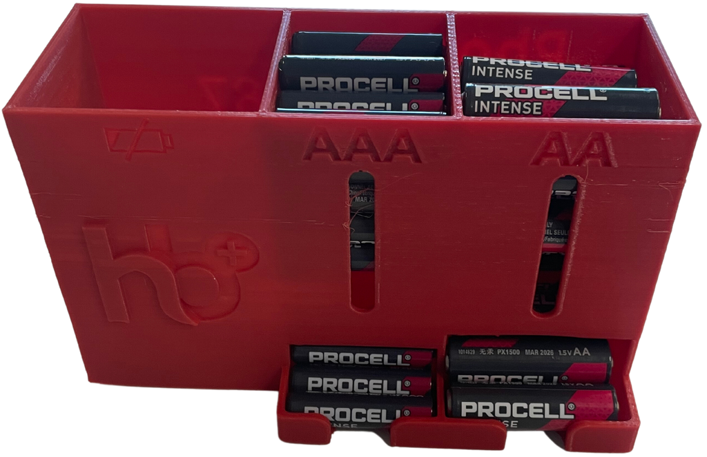 Aa Box Battery Dispenser AA & AAA Battery Box With Recycling Bay