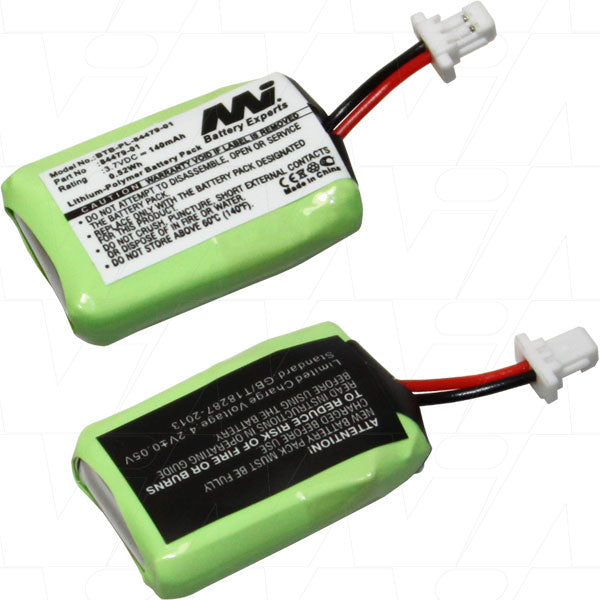 3.7V 140mAh LiPo Bluetooth battery suit. for Plantronics