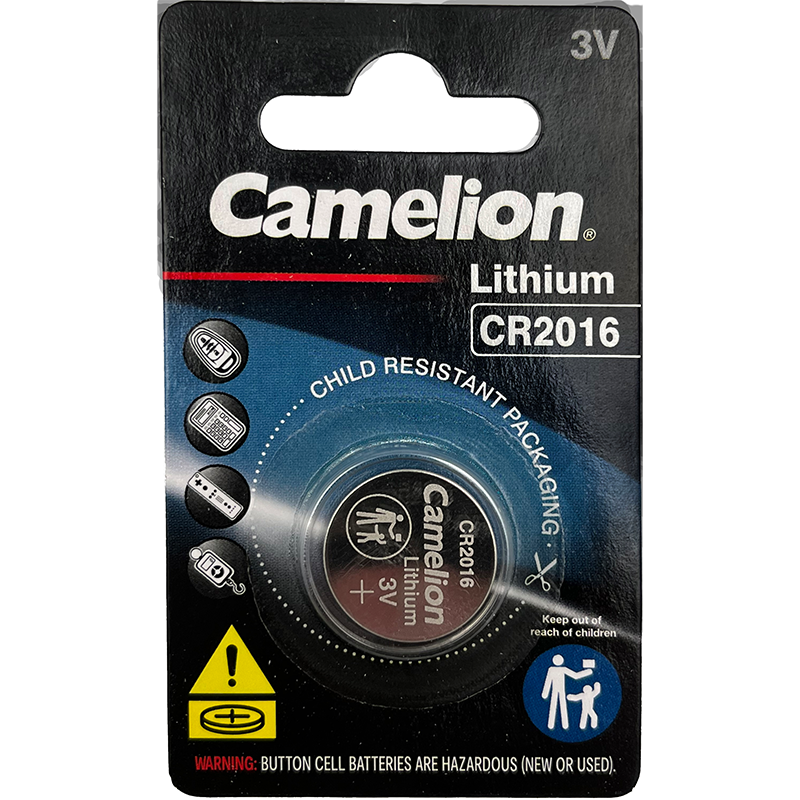 Camelion Lithium 2016 Button Cell-CS CA2016CS