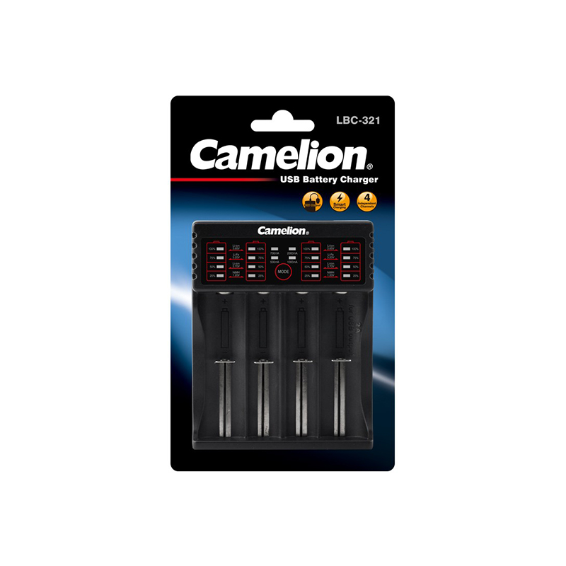 Camelion Li-ion/Ni-Cd/Ni-MH Battery Charger CABC321