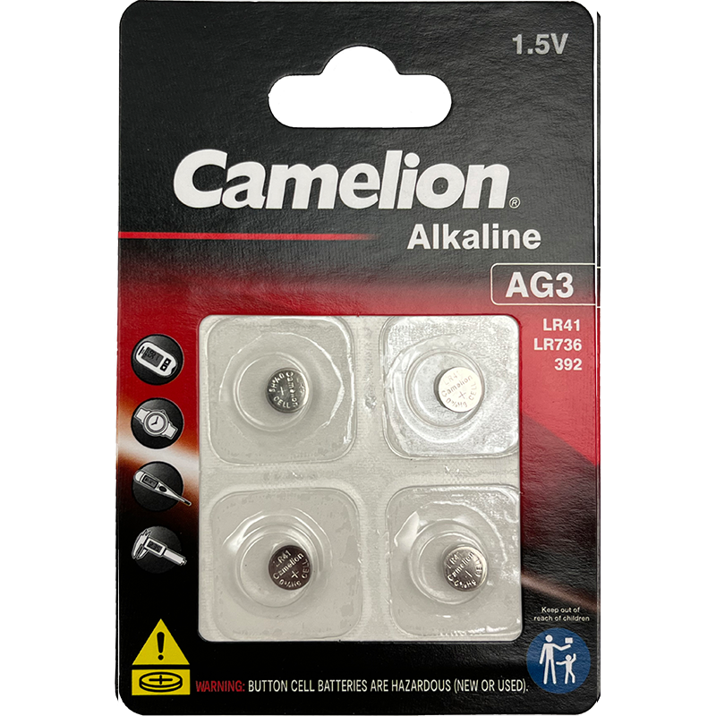 Camelion Alkaline LR41/AG3-CS BP4 CALR41/4CS