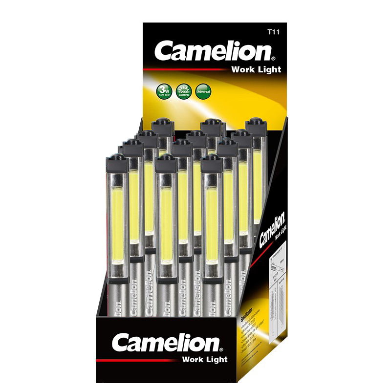 Camelion 3W COB Aluminium LED Torch With Magnet CAT11