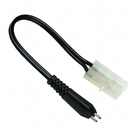 Non-Reversable Polarity Plug to Female Tamiya Type Connector c-w 100mm leads