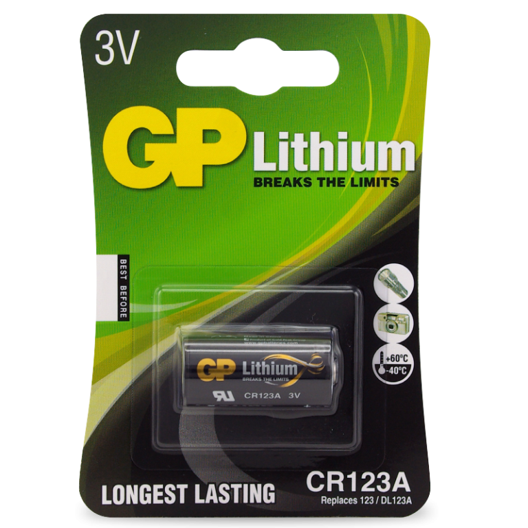 GP 3V 1500mAh Lithium Battery - Card of 1