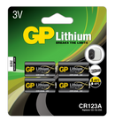 GP 3V 1500mAh Lithium Battery - Card of 4