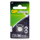 GP 3V 160mAh Lithium (LiMnO2) Battery - Card of 1