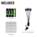 Coast Zithion X ZXAA Lithium Rechargeable AA Battery 4-Pack