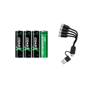 Coast Zithion X ZXAA Lithium Rechargeable AA Battery 4-Pack