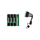 Coast Zithion X ZXAAA Lithium Rechargeable AAA Battery 4-Pack