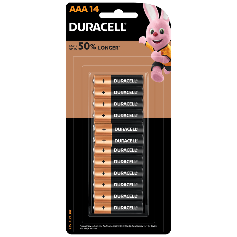 Duracell Coppertop AAA Alkaline Batteries 14 Pack 