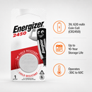 Energizer 2450 Lithium Coin Battery 1 Pack