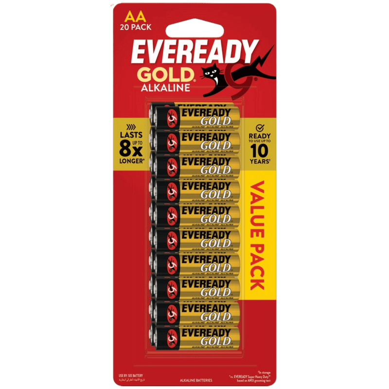 Eveready Gold Battery AA Pack of 20