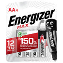 ENERGIZER MAX AA Battery 4 PAck
