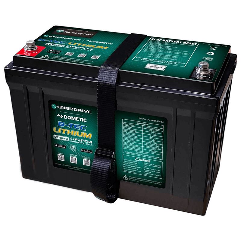 Enerdrive B-TEC 100amp 12v LiFePO4 Lithium Battery