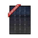 Enerdrive 150W Mono Squat Solar Panel - Black Frame 
