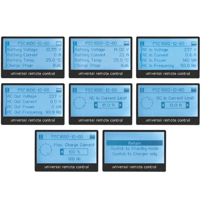 Enerdrive 1600-60 Inverter & Charger control panel