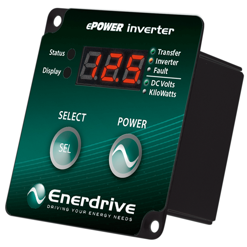 Enerdrive ePOWER 2000w/12v w/RCD & AC Tfer Switch