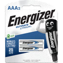 Energizer Lithium Ultimate 1.5V AAA Batteries 2 Pack