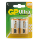 GP 1.5V Ultra Alkaline C Battery - Card of 2