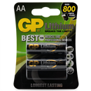 GP 1.5V Lithium (LiFeS2) AA Battery - Card of 2