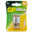 GP 9V Ultra Alkaline Battery - Card of 1
