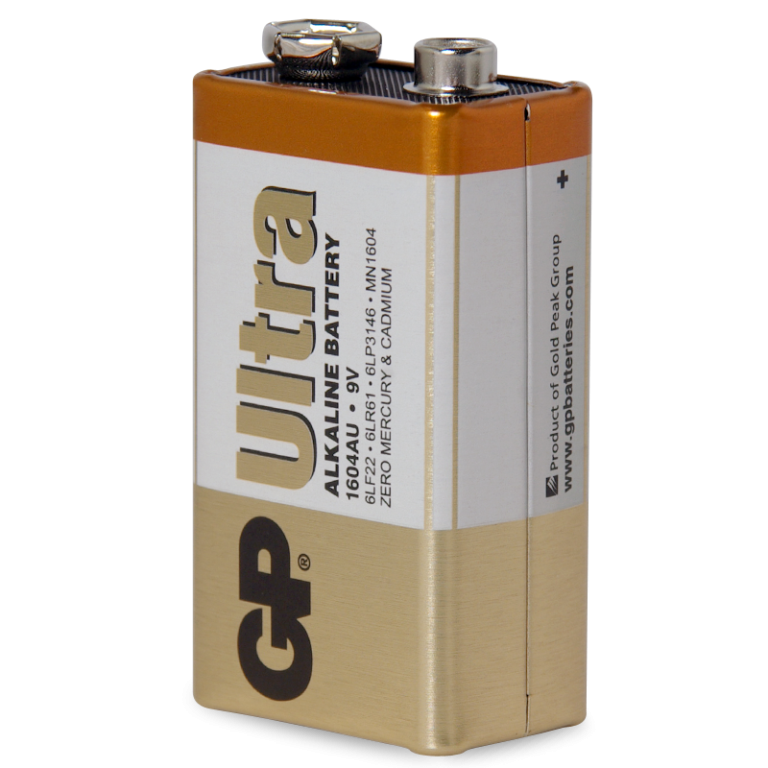 GP 9V Ultra Alkaline Battery - Bulk