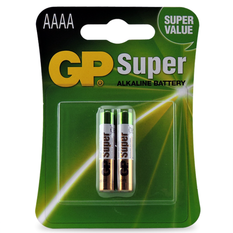 GP 1.5V Alkaline AAAA Battery - Card of 2