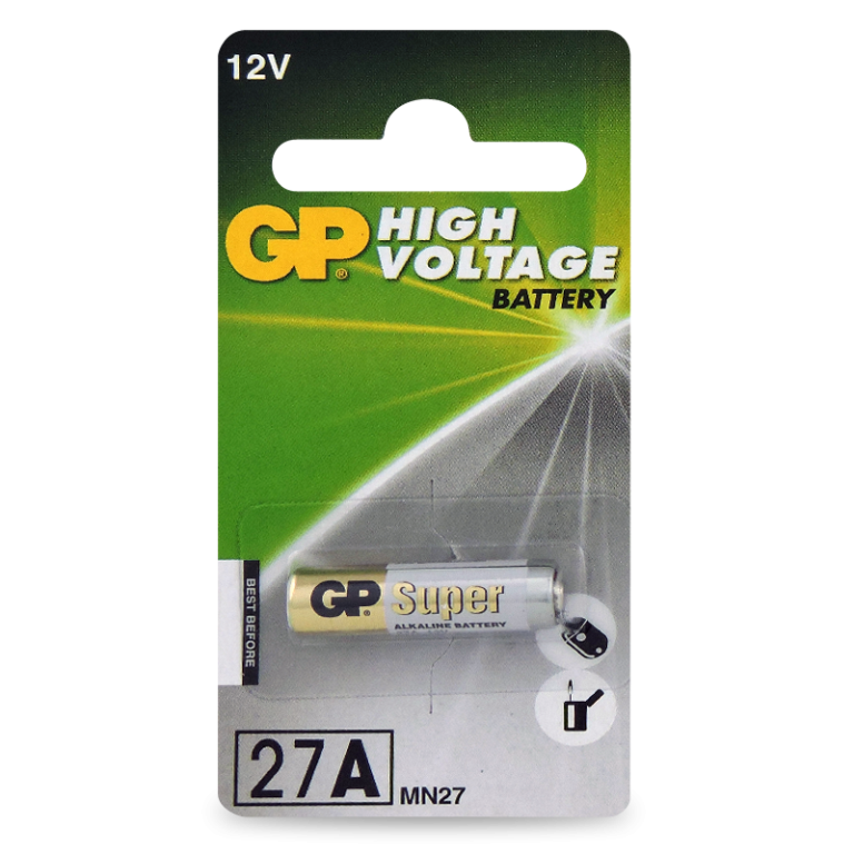 GP 12V 20mAh High Voltage Alkaline Battery - Card of 1