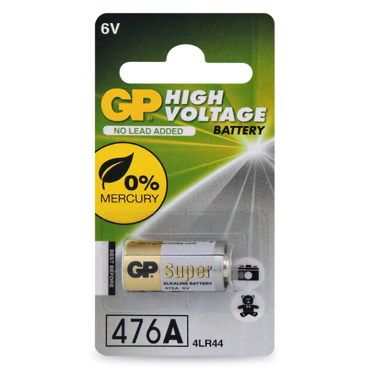 GP 6V 105mAh High Voltage Alkaline Battery - Card of 1