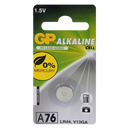 GP 1.5V 110mAh Zinc Manganese Dioxide Button Cell Battery - Card of 1