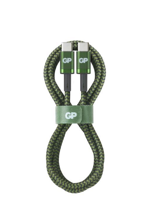 GP USB-C to USB-C charge sync cable - Green